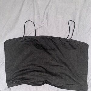 SHEIN Black Crop Top